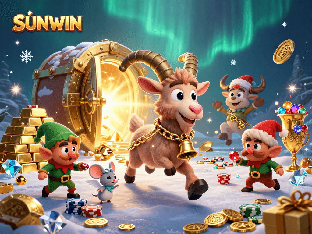 SUNWIN offers a festive casino experience with exciting games, vibrant characters, and treasure galore.