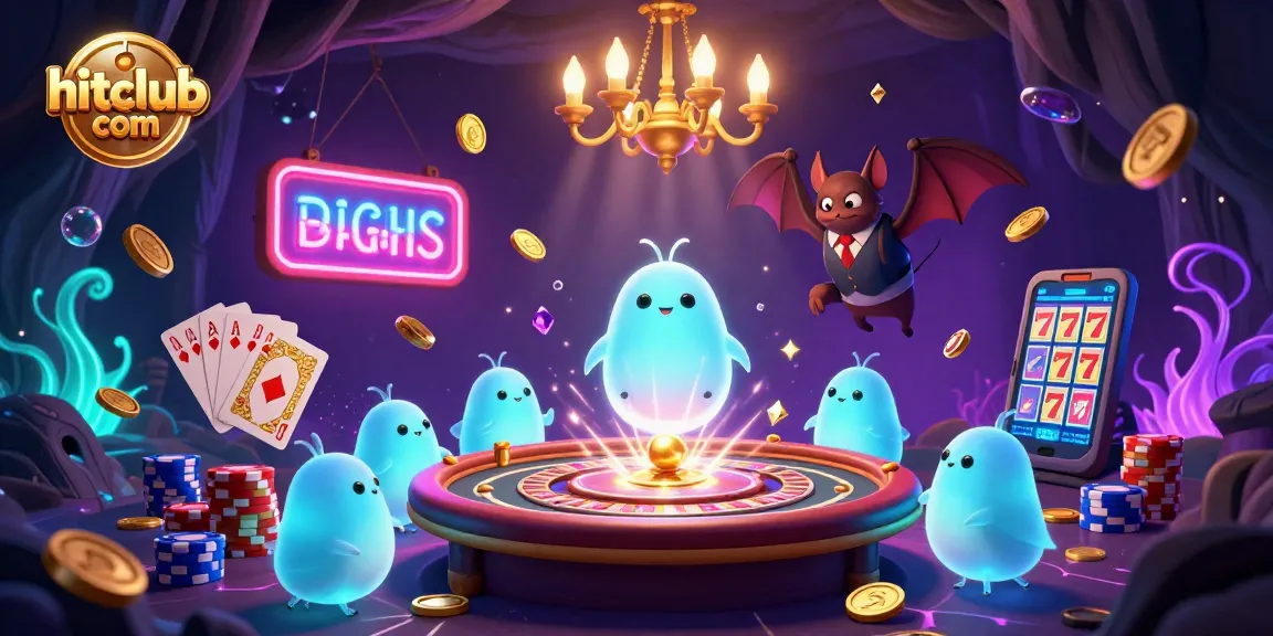 Experience the thrill of hitclub com with vivid games, glowing details, and upside-down dealer action.