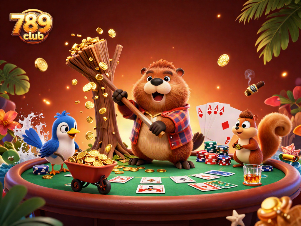 Play at 789club and chop down trees raining golden coins while winning poker hands.