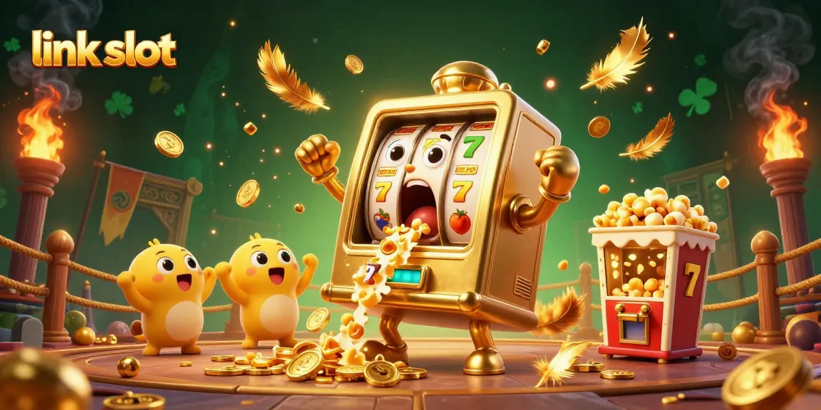 Experience thrilling wins with link slot, where a joyous slot machine hits the jackpot!