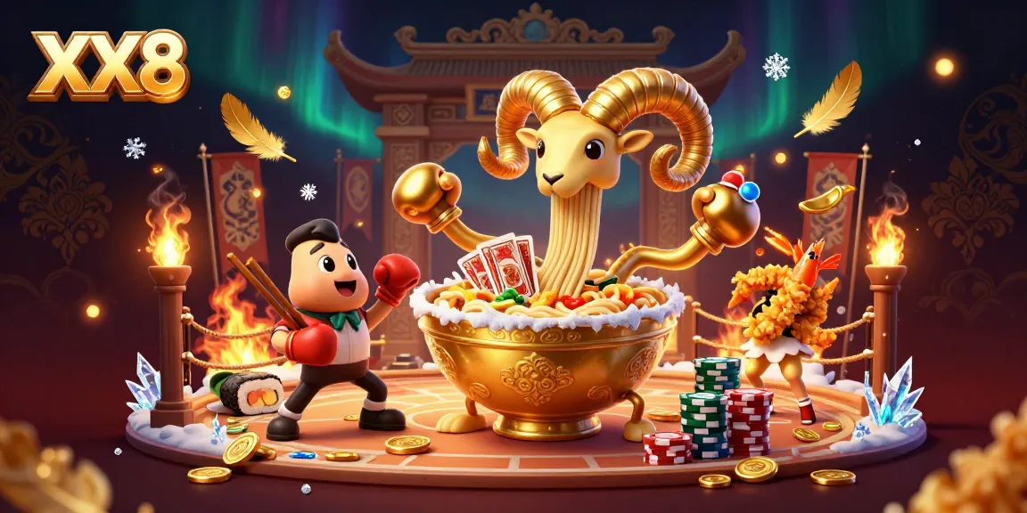 Engage in thrilling gameplay at XX8, featuring dynamic characters and colorful casino elements.