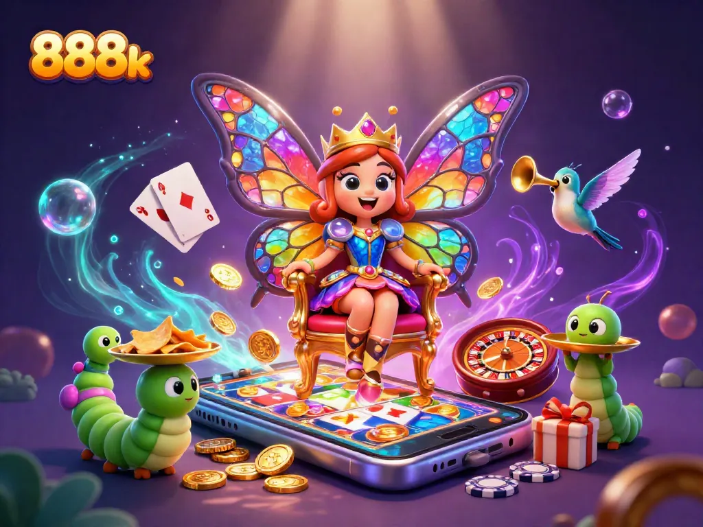 Experience thrilling gameplay at 888k with vibrant casino visuals showcasing exciting slot elements.