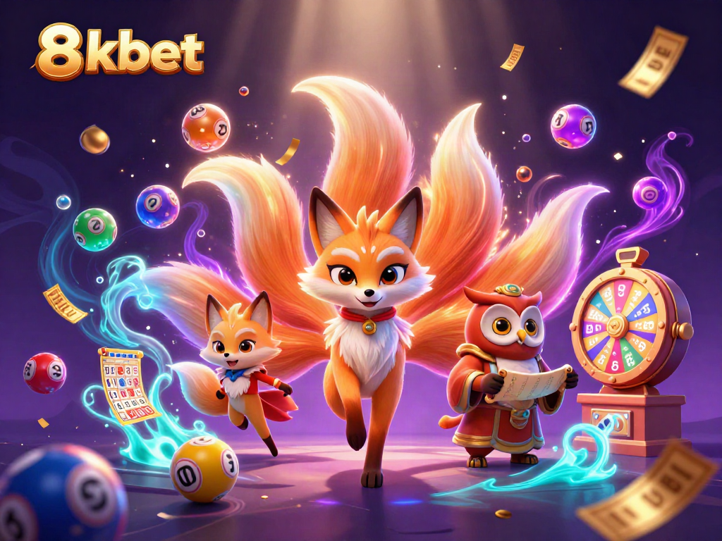 Engage with the thrilling 8xbet universe through vibrant lottery games surrounded by captivating spirit elements.