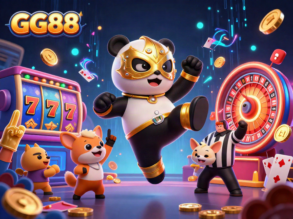 GG88 players enjoy exhilarating slot games with dynamic characters and vibrant casino elements.