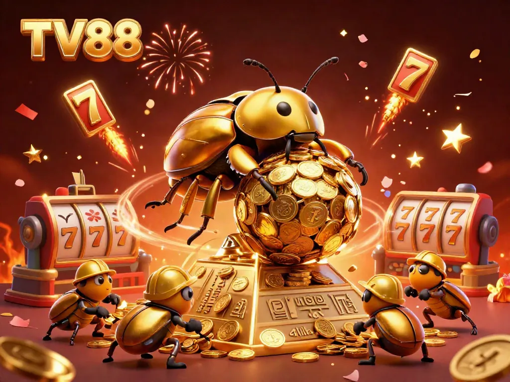 Engage in thrilling gameplay at TV88 with vibrant casino elements and stunning illustrations.