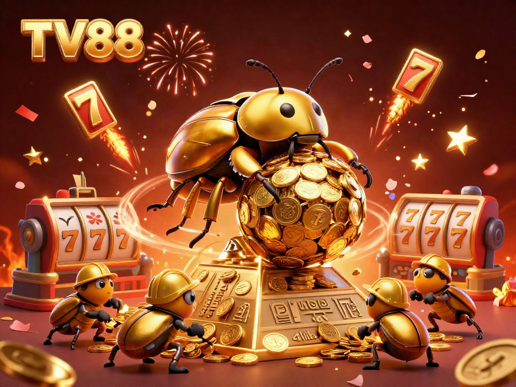 Engage in thrilling gameplay at TV88 with vibrant casino elements and stunning illustrations.