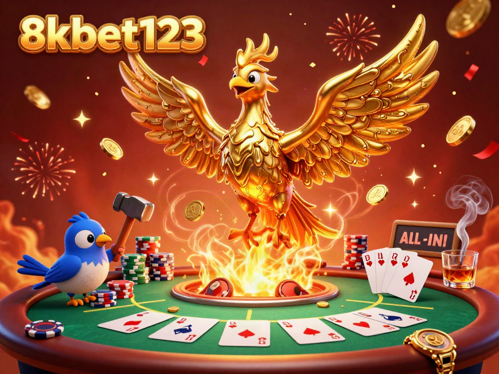 Experience the exhilarating world of 8xbet123 with a golden phoenix and dynamic casino action.