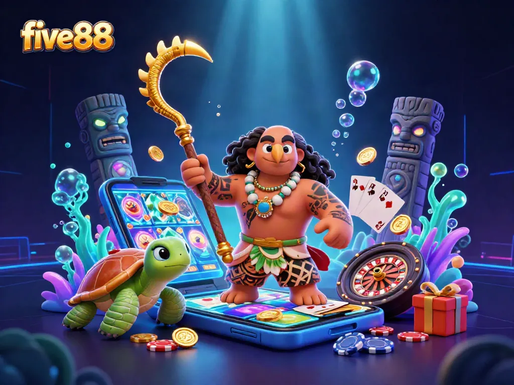 Play exciting games at five88 with vibrant slots, glowing treasures, and rich casino experiences.