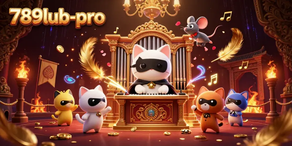 Increase your winnings at 789lub-pro with a dynamic casino scene featuring unique characters and a glamorous atmosphere.