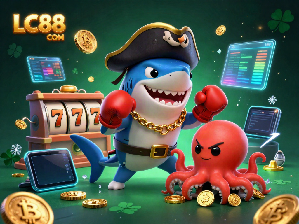 Engaging characters and gold elements showcase the excitement of LC88 COM gambling.