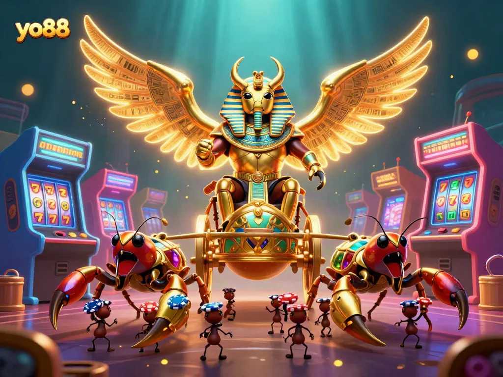 Spin colorful slots and soar with yo88's exciting gaming experience featuring gold and jewels.