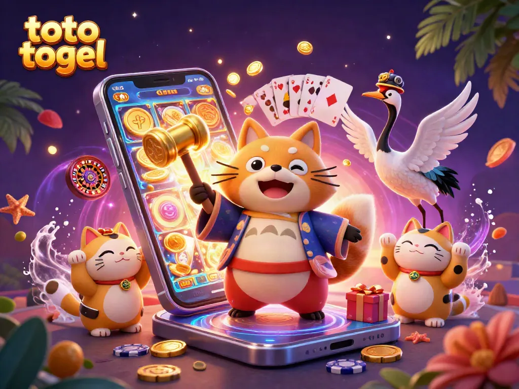 Engage with toto togel and spin to win with festive characters and vibrant gaming elements.