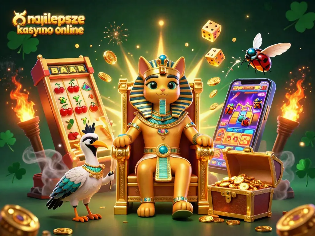 Experience the excitement of najlepsze kasyno online with dazzling jackpot machines and animated characters.