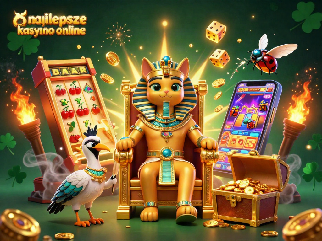 Experience the excitement of najlepsze kasyno online with dazzling jackpot machines and animated characters.